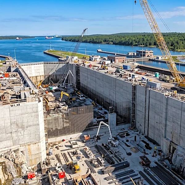 U.S. Army Corps of Engineers Reaches Halfway Mark on Phase 3 of New Soo Lock Construction Project