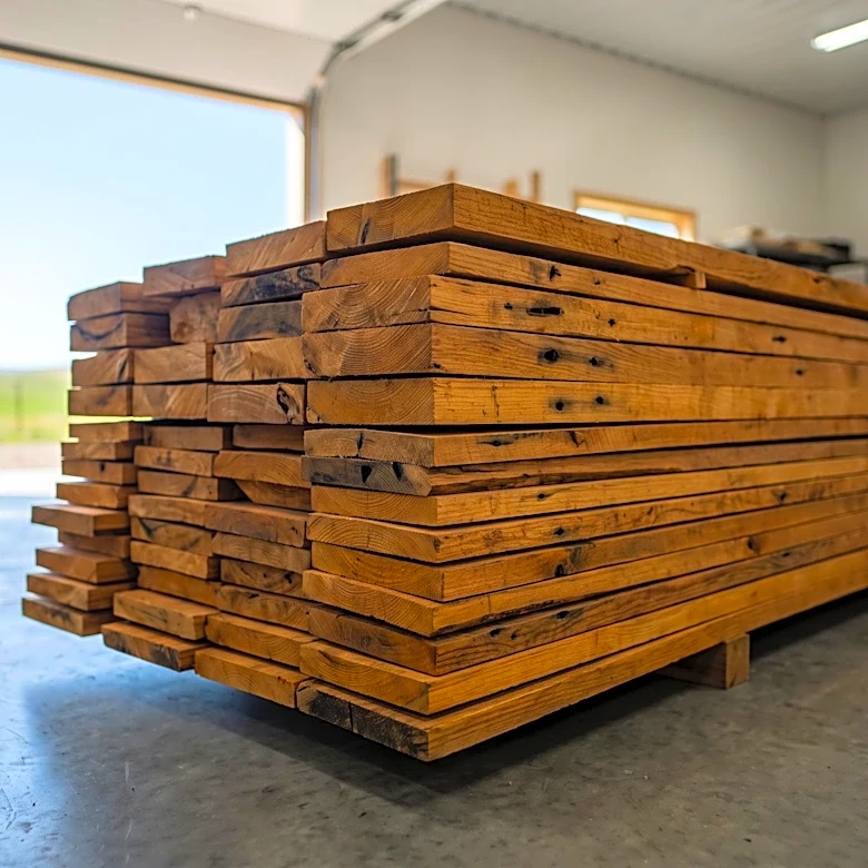 Montana Craftsman Paul Van Marter Reclaims Century-Old Hinsdale Grain Elevator Lumber for New Uses