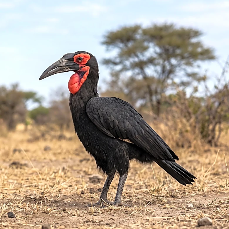 Conservation Efforts Underway for Southern Ground Hornbill in Klaserie Private Nature Reserve