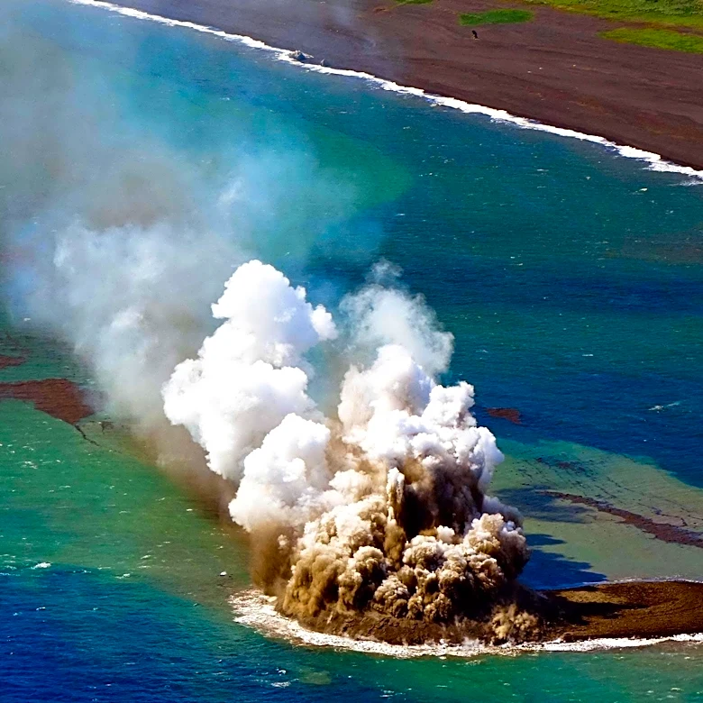 Indonesia's Anak Krakatau Volcano Expands, Forms New Land After Eruptions