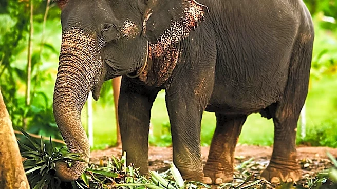 Elephant Sandro Thrives at Global Sanctuary for Elephants, Demonstrating Adaptation and Care