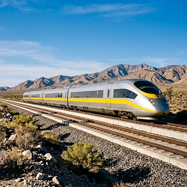 U.S. Train Network Map Reveals Scenic Routes and High-Speed Rail Developments