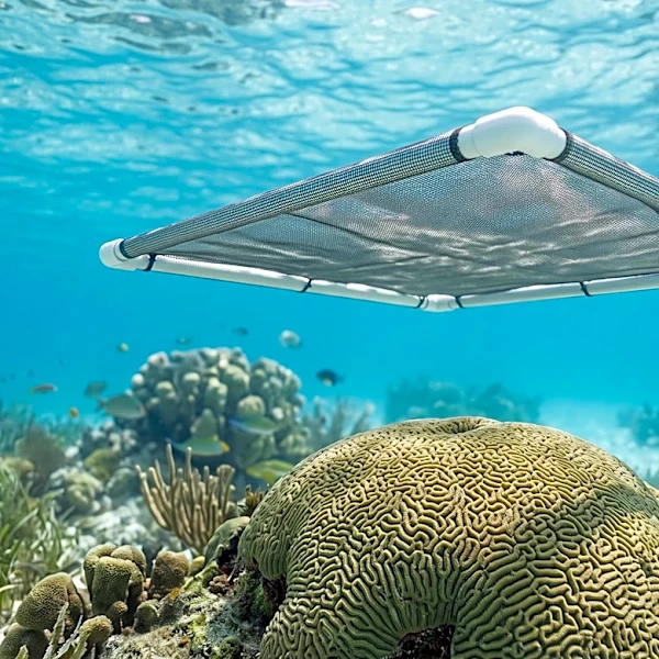 Florida Scientists Utilize Underwater Umbrellas to Protect Coral Reefs from Extreme Heat