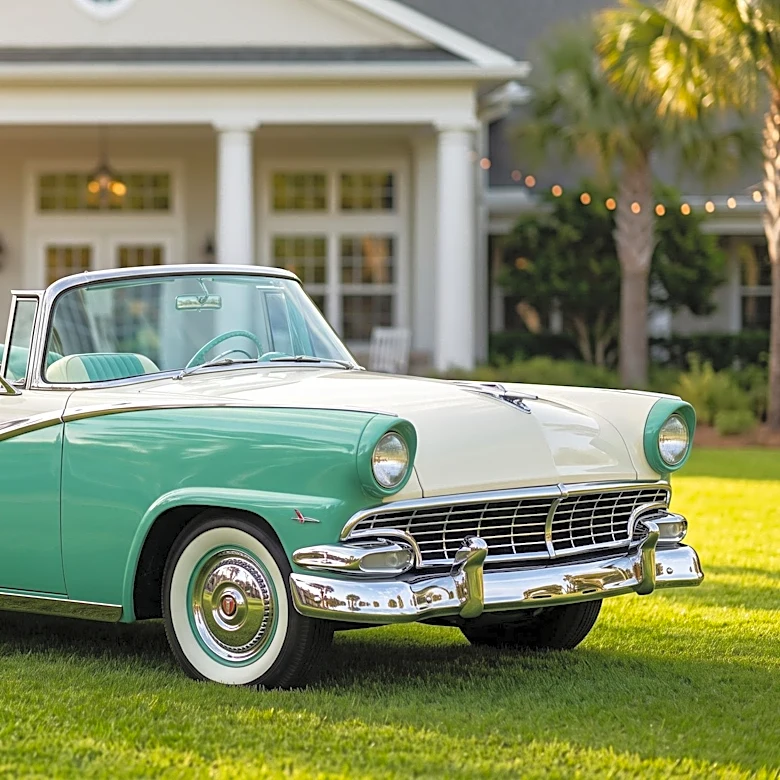 Veterans at Gulfport Retirement Home Enjoy Classic Car Parade
