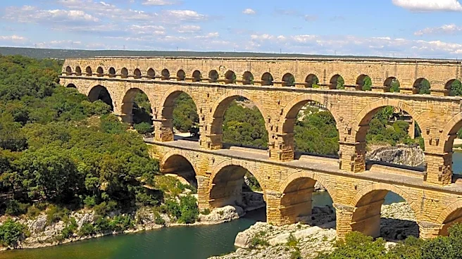 Roman Aqueduct Carbonate Deposits Reveal Plague's Impact on Ancient Nîmes