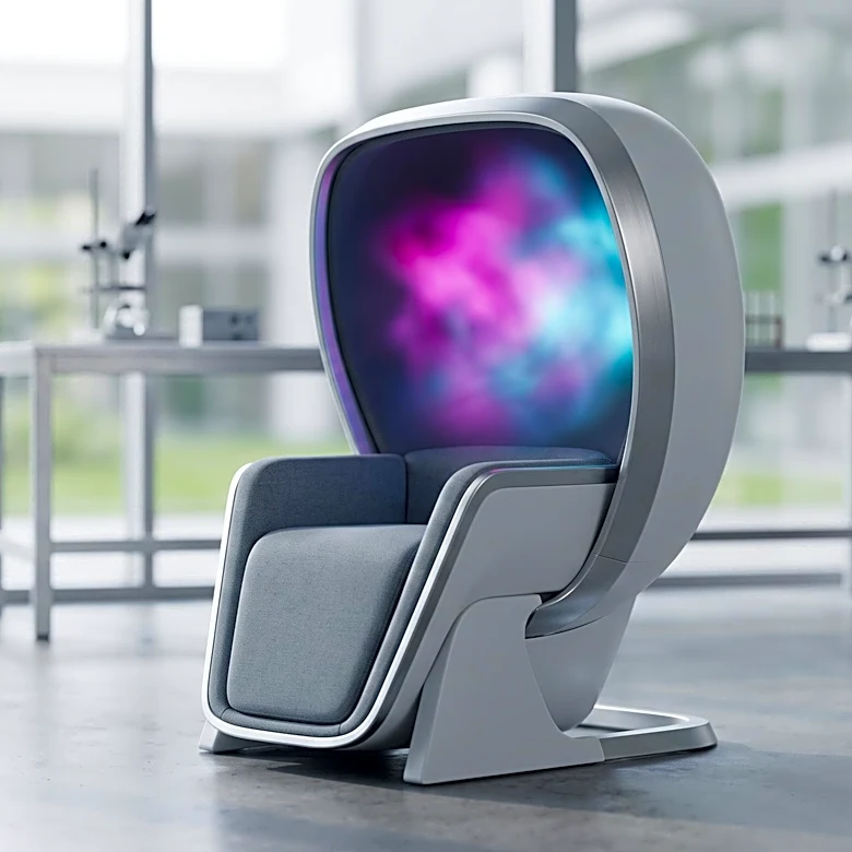 Kyushu University Researchers Develop Headset-Free VR System Integrated into a Chair