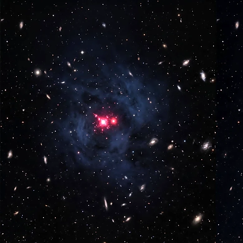James Webb Space Telescope Identifies Four Pairs of 'Little Red Dots,' Offering Clues to Early Galaxy and Black Hole Interactions
