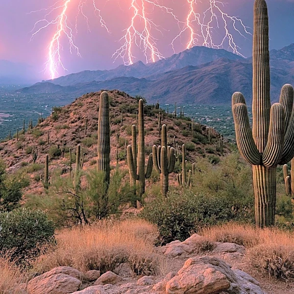 Monsoon Moisture Lingers in Southern Arizona, Bringing Weekend Storms and Rainfall