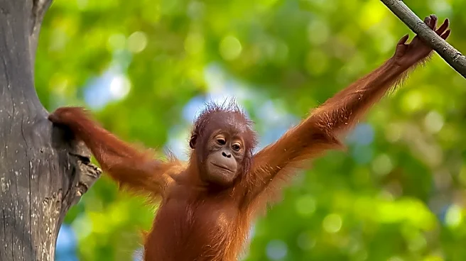 Indonesia Releases Eight Orangutans Rescued from Borneo Wildfires into Protected Forest