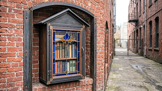 Meridian's Ann's Alley Welcomes New Little Free Library
