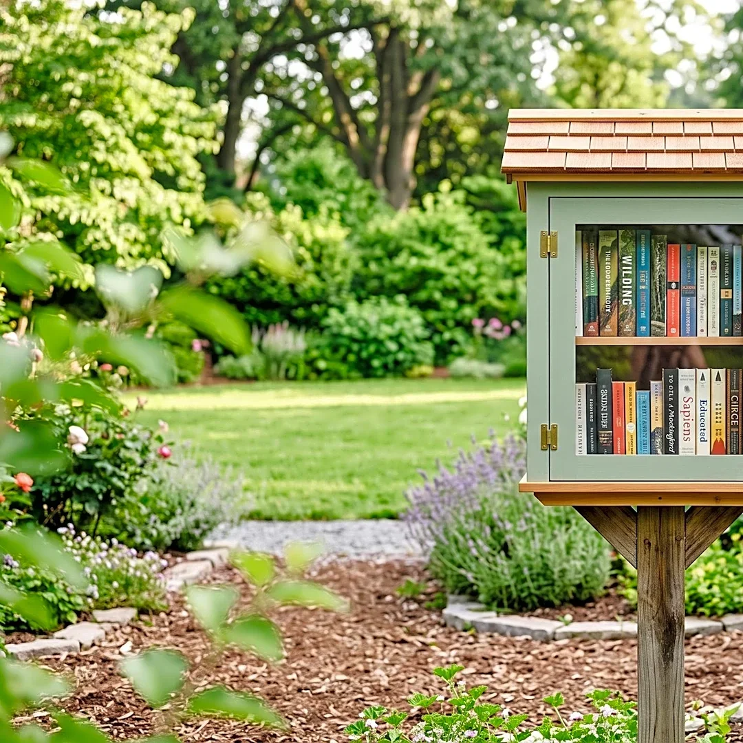 Solon Girl Establishes Little Free Library for Cancer Community