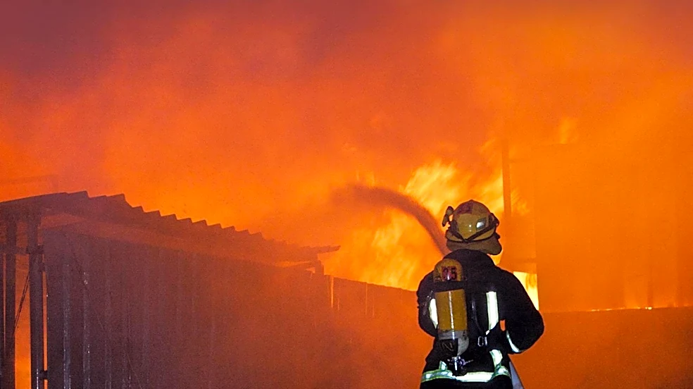 Colorado Springs Fire Department Battles Two-Alarm Blaze at Vacant Building, Closes Platte Avenue