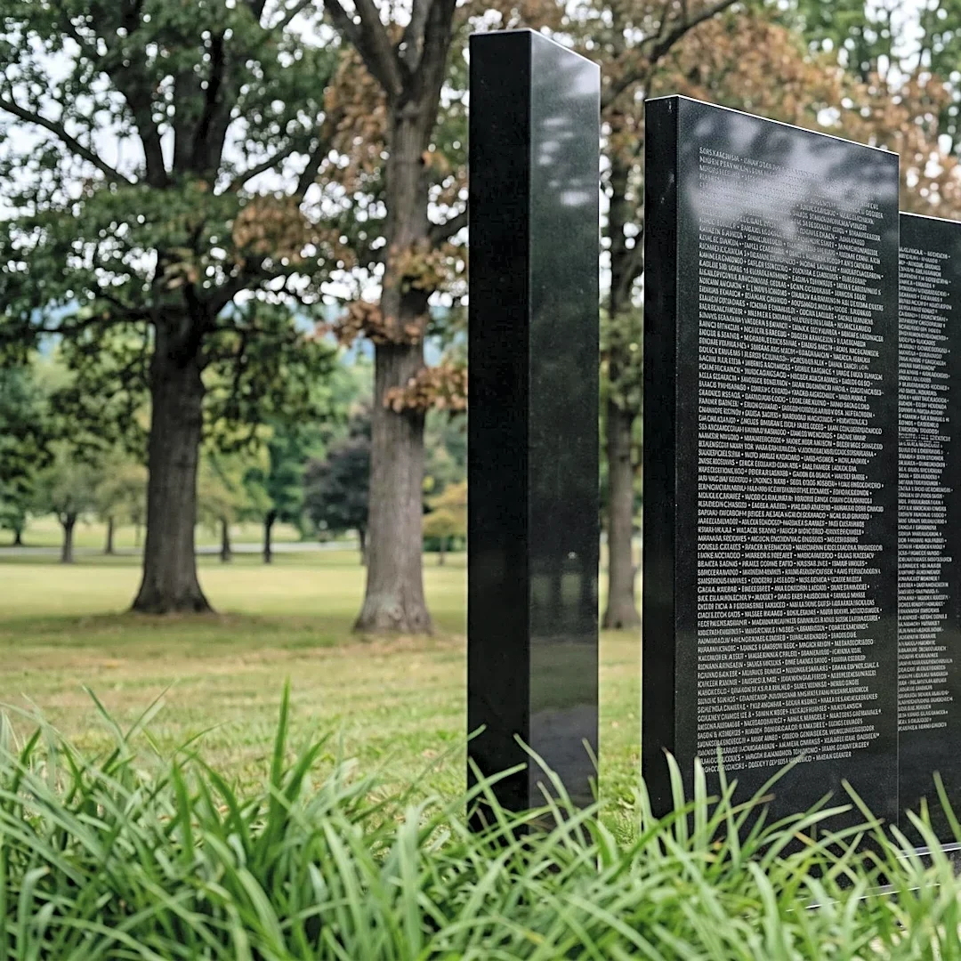 American Legion Post 121 Assists in Erecting Traveling Vietnam Memorial Wall in Scranton