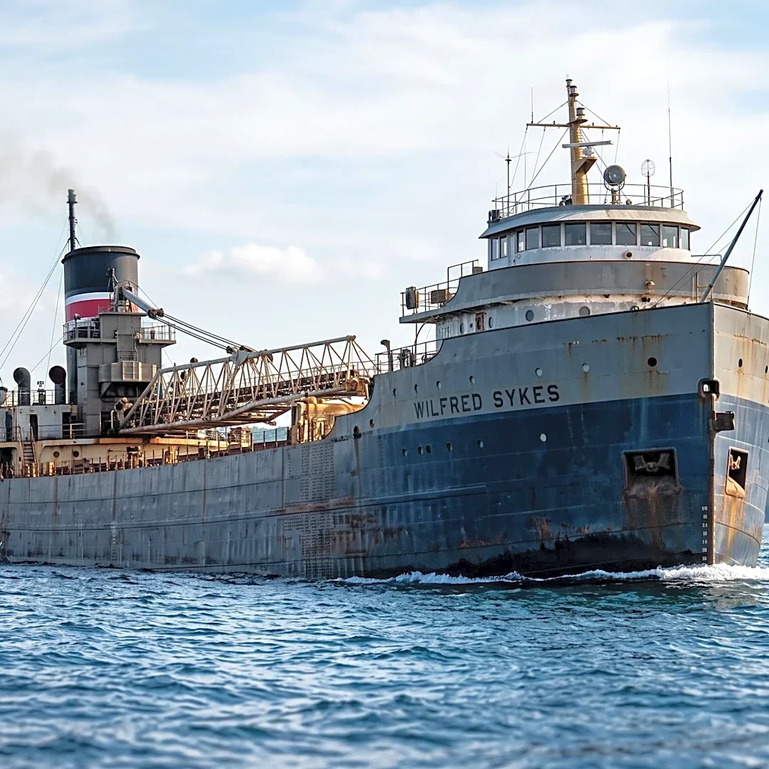 SS Wilfred Sykes Crew Shares Stories from Great Lakes Steam-Powered Freighter