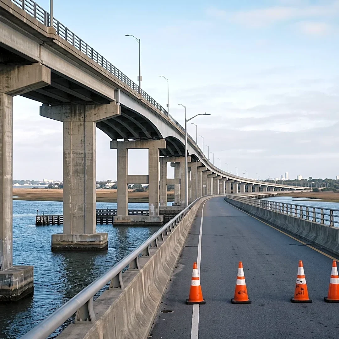 Ben Sawyer Bridge in Mount Pleasant Closed Overnight Due to Unspecified Issue
