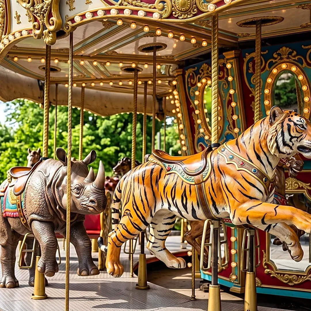 Birmingham Zoo Reopens Refurbished Endangered Species Carousel After Two-Year Closure