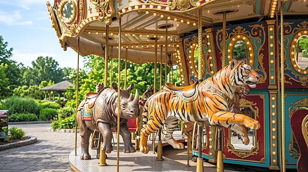 Birmingham Zoo Reopens Refurbished Endangered Species Carousel After Two-Year Closure