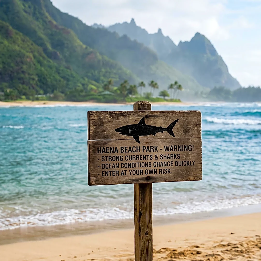 Shark Warning Issued at Haena Beach Park, Kauai Following Sighting