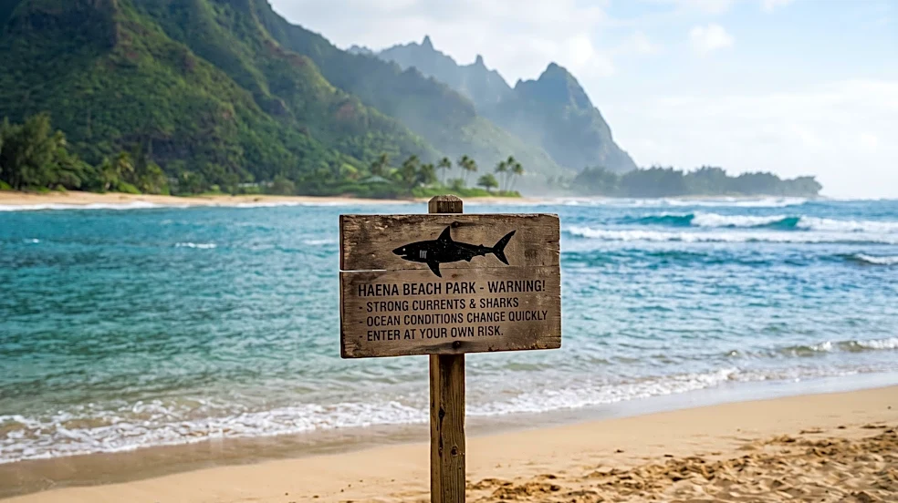 Shark Warning Issued at Haena Beach Park, Kauai Following Sighting