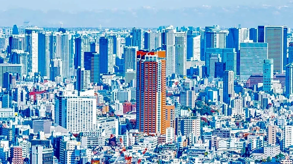 Urban Areas Defined by High Population Density and Extensive Infrastructure