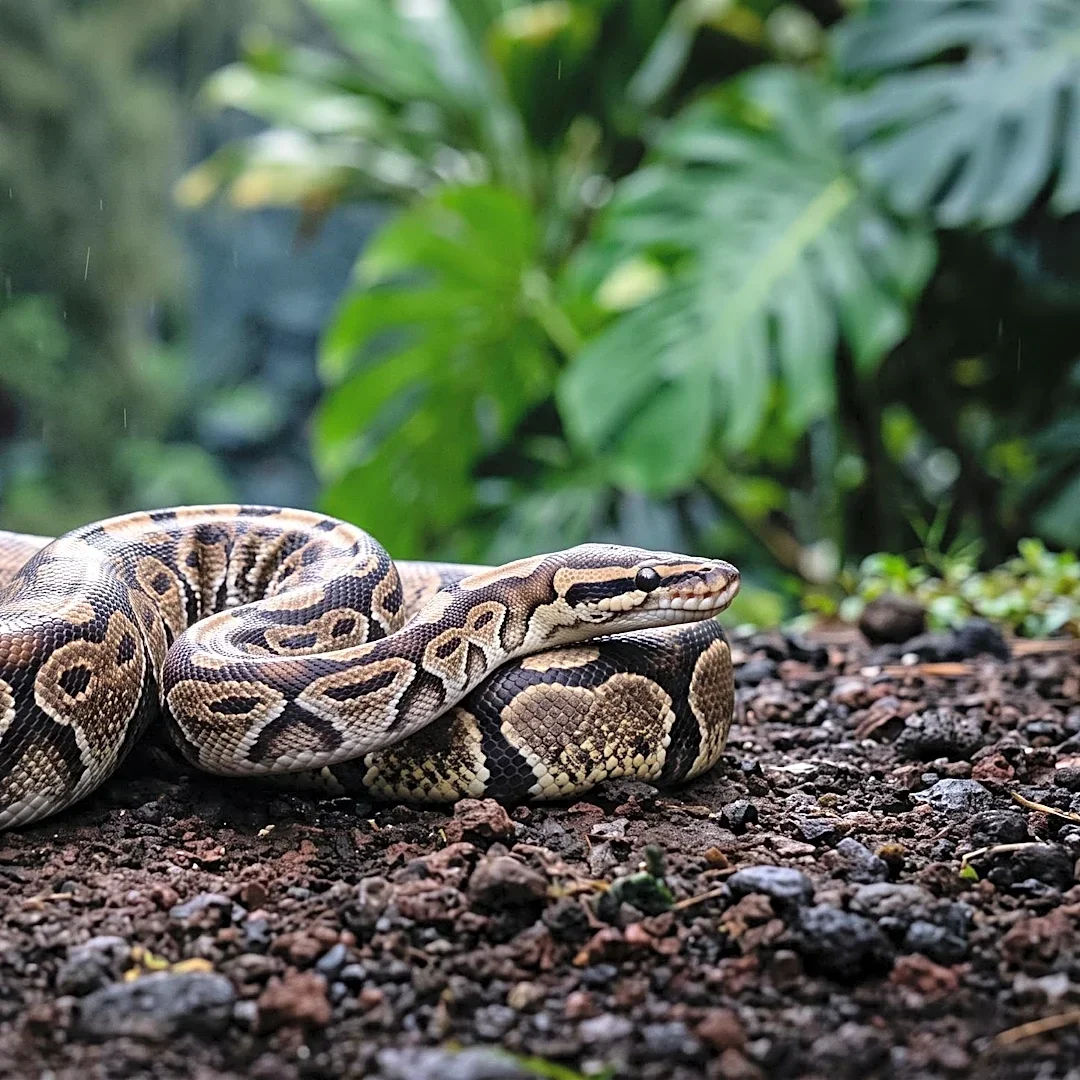 Illegal 45-Inch Ball Python Captured in Waianae, Hawaii, Raising Environmental Concerns