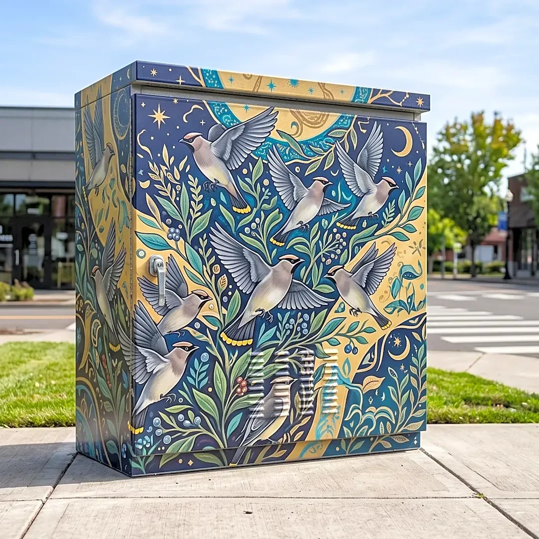 Gresham Electrical Boxes Transformed into Mini Nature Murals by Indigenous Artists