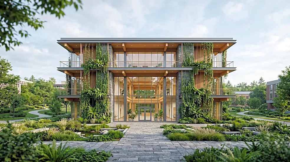 Awty International School Unveils New Student Center Featuring Biophilic Design and LEED Gold Certification