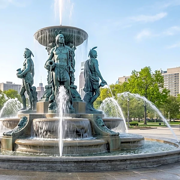Philadelphia's Swann Fountain Restored After Vandalism, Reopens to Public