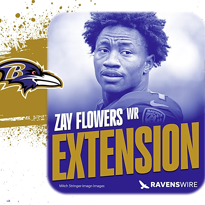 Ravens reached a reasonable middle ground in Zay Flowers' contract extension