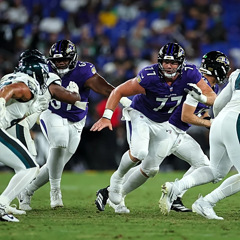 Ravens planned to increase Ethan Pocic’s workload before Pinter's injury