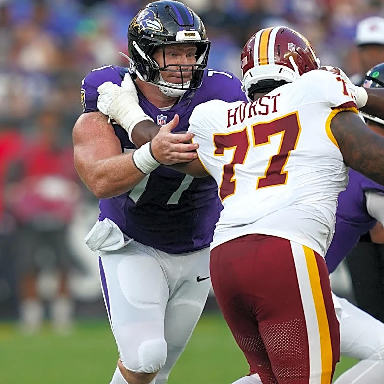 Ravens injury updates after 41-3 win over Commanders
