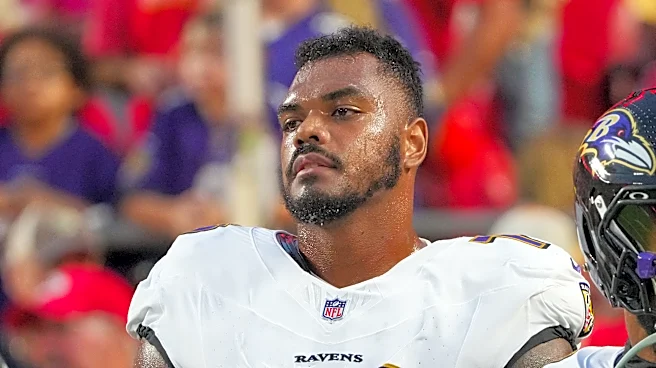 Ronnie Stanley exits the Ravens-Saints game with an injured toe