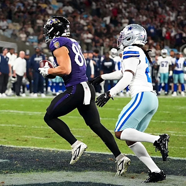 Ravens rookie Matt Hibner delivered when his number was called