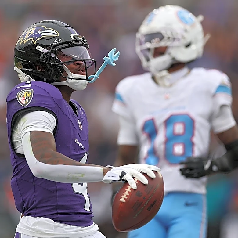 Ravens' Zay Flowers was far too slick for Titans’ slack coverage