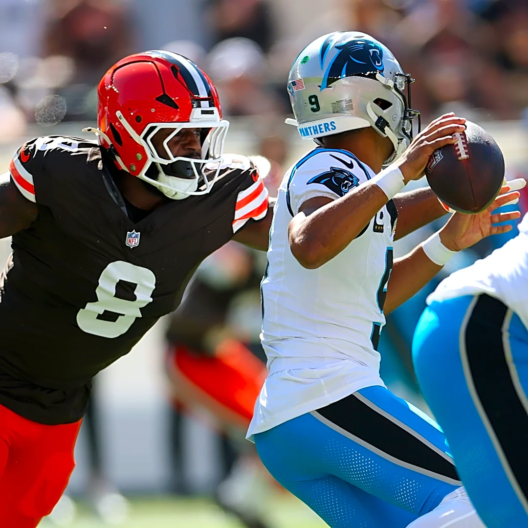 Browns' defensive front presents difficult Week 6 test for Ravens