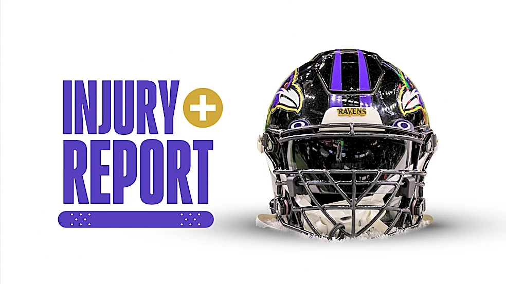 Ravens list 15 players on Wednesday injury report ahead of Bengals