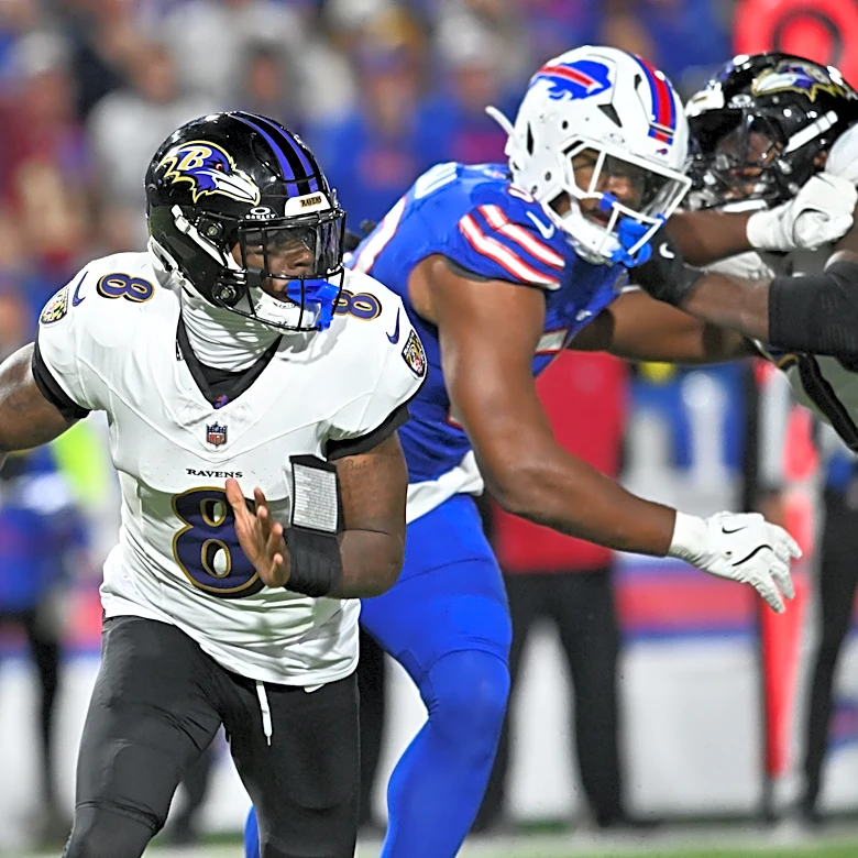Ravens get major injury boost as Lamar Jackson, Vega Ioane practice Friday