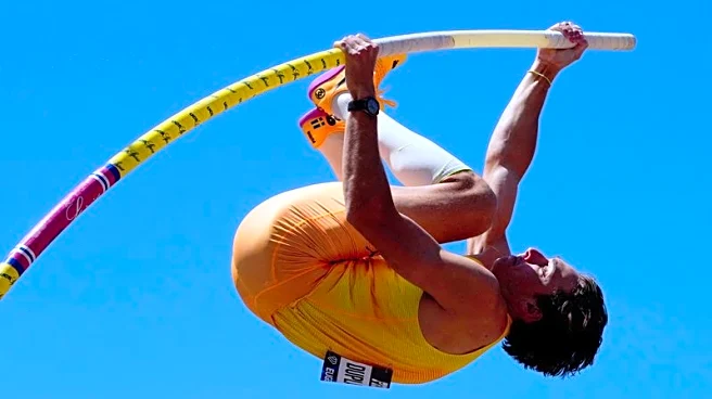 Athletics-Duplantis defies gravity again, sets pole vault world record for 13th time