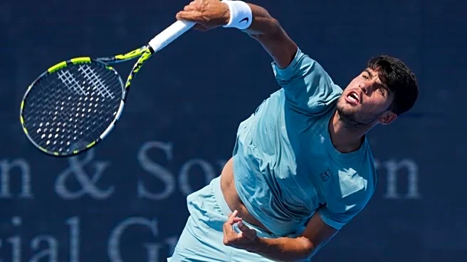 Tennis-Alcaraz eases past Medjedovic in Cincinnati for 50th win of the season