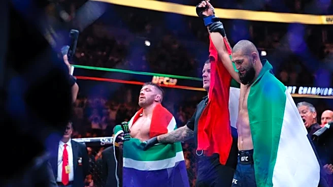 Mixed Martial Arts-Relentless Chimaev beats du Plessis to win UFC middleweight title