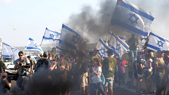 Israelis stage nationwide protests to demand end to Gaza war and release of hostages