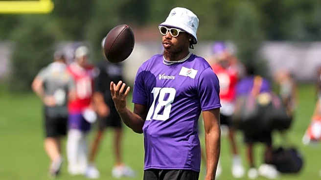 Vikings WR Justin Jefferson (hamstring) back at practice