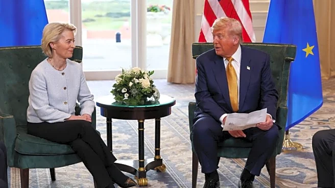 Trump, EU's von der Leyen discuss plight of children in war