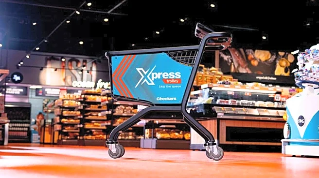Shoprite's Checkers trials high-tech shopping trolleys in South Africa