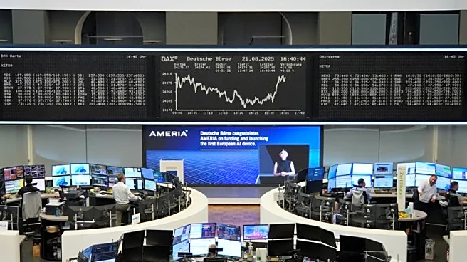 European shares edge up ahead of Powell's speech