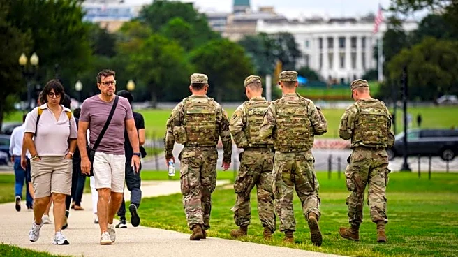 Trump crime crackdown deploys troops in Washington's safest sites