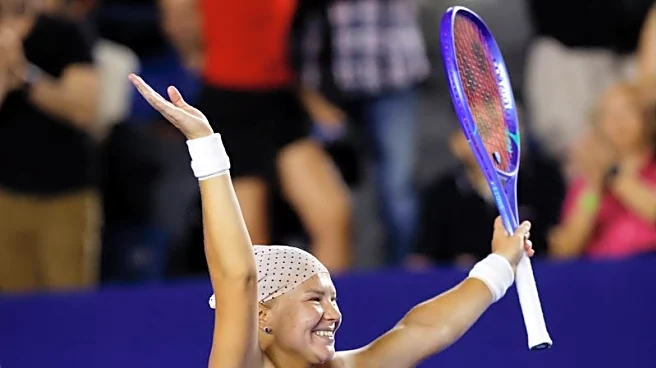 Tennis-Shnaider downs Alexandrova to claim Monterrey Open title