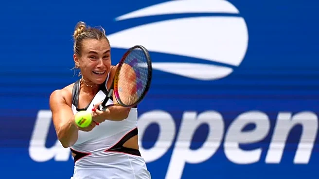 Tennis-Sabalenka opens US Open title defence with straight-sets win over Masarova