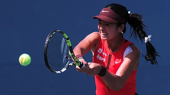 Tennis-Eala advances at Flushing Meadows in major first for Philippines