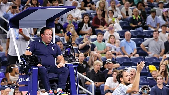 Tennis-Medvedev exits US Open with chaotic flourish